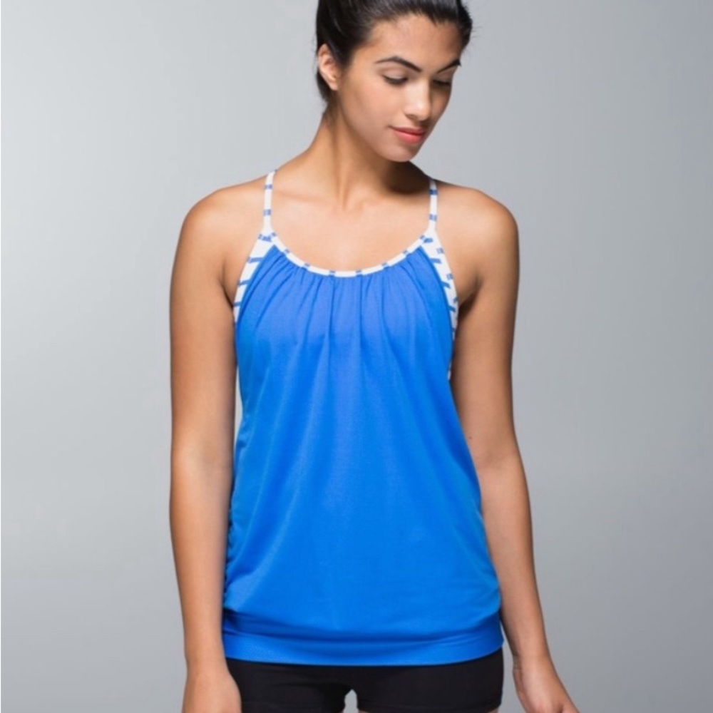 Lululemon Athletica No Limits Striped Tank-top Size 6